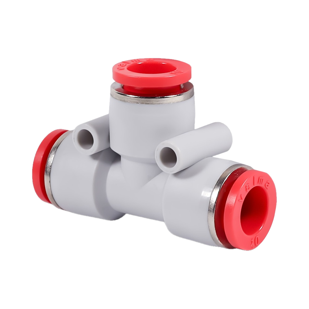 QP-UT-12-12 Фитинг тройник T-образный, 12мм x 12мм x 12мм