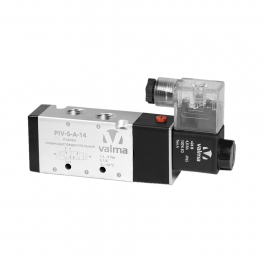 PIV-S-A-14.12DC Клапан пневмораспределительный 5/2, G 1/4''